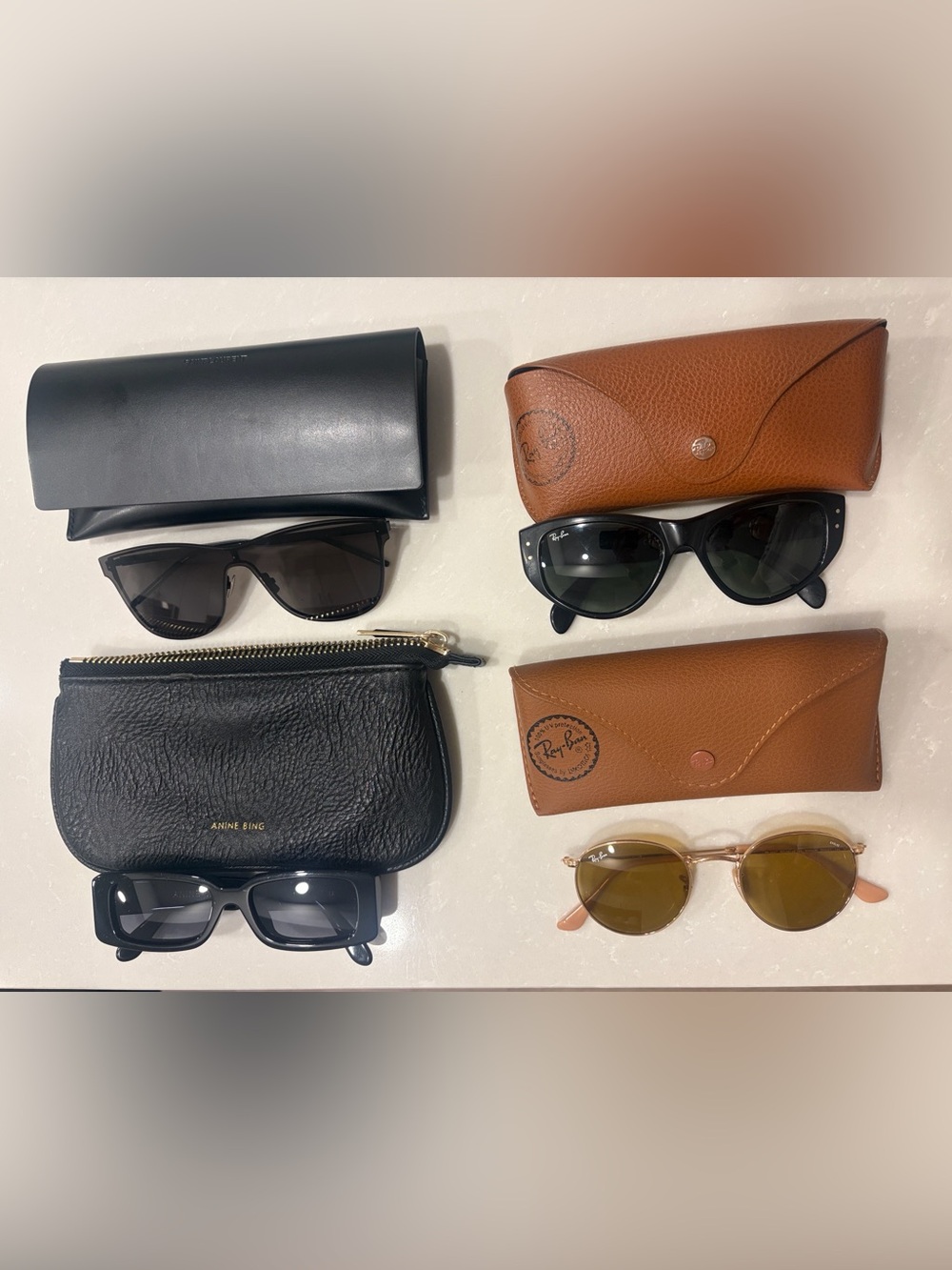 SUNGLASSES - Ray-Ban, Anine Bing, Saint Laurent